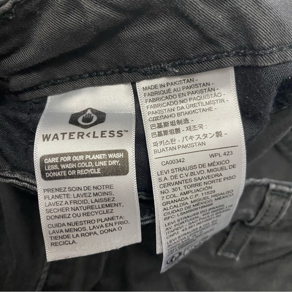 Levi's 94 Baggy Cargo Pants Charcoal/Black Women’s size 28 - Picture 9 of 12